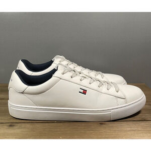 Tommy Hilfiger Men's Brecon Sneakers Size 13 White Lace Up Casual